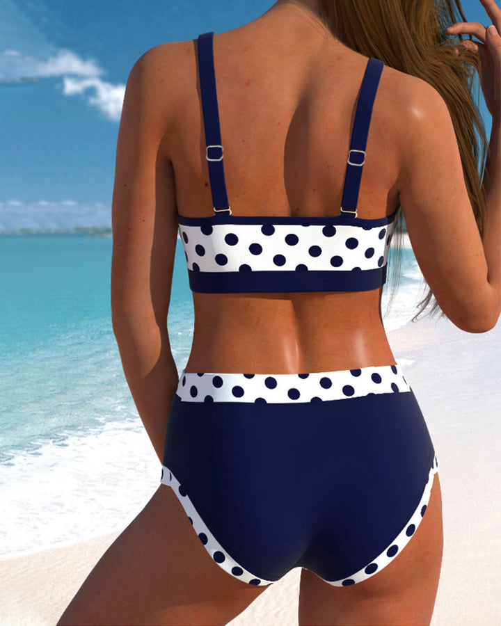 Liesbeth | Bikini Pois Vita Alta