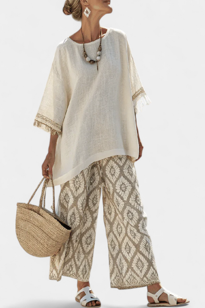 Duna Lino™ | Pantaloni Stampati