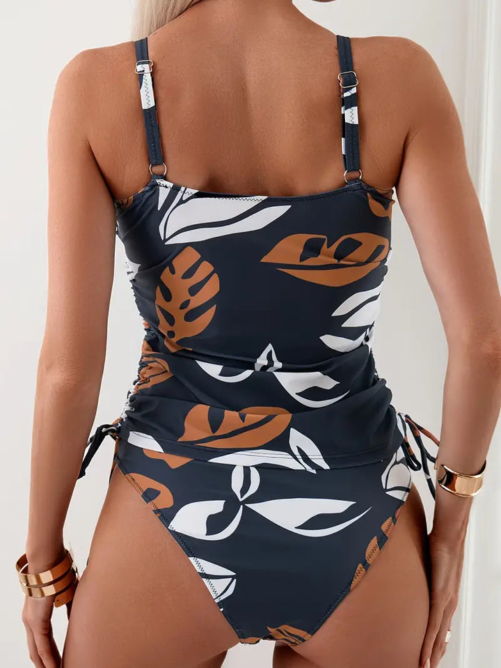 Isabella | Tankini Tropicale a Foglie