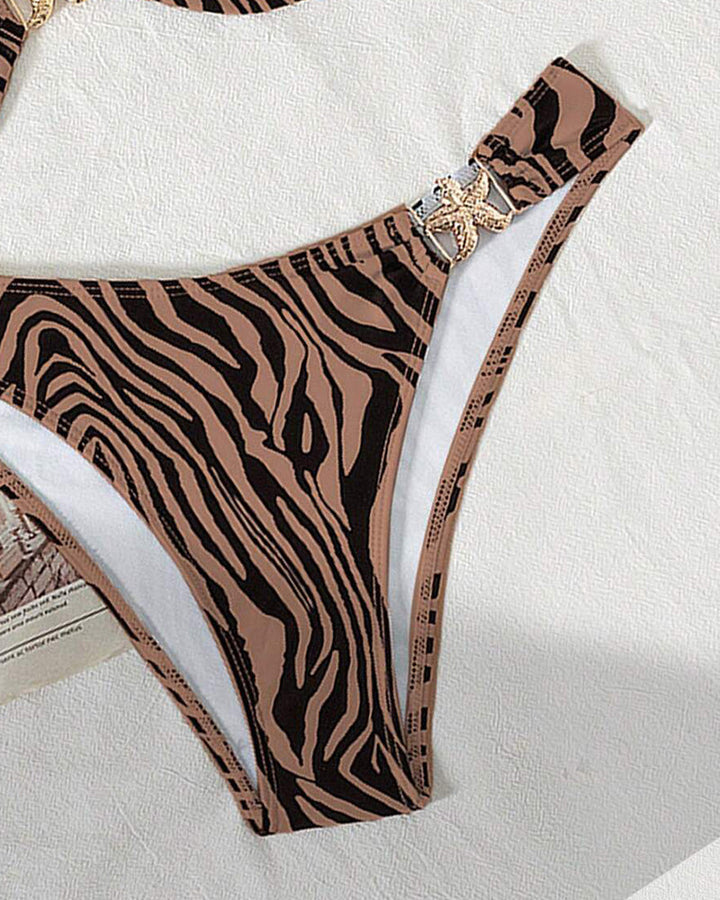 Teresa | Bikini Zebra Sexy con Lacci