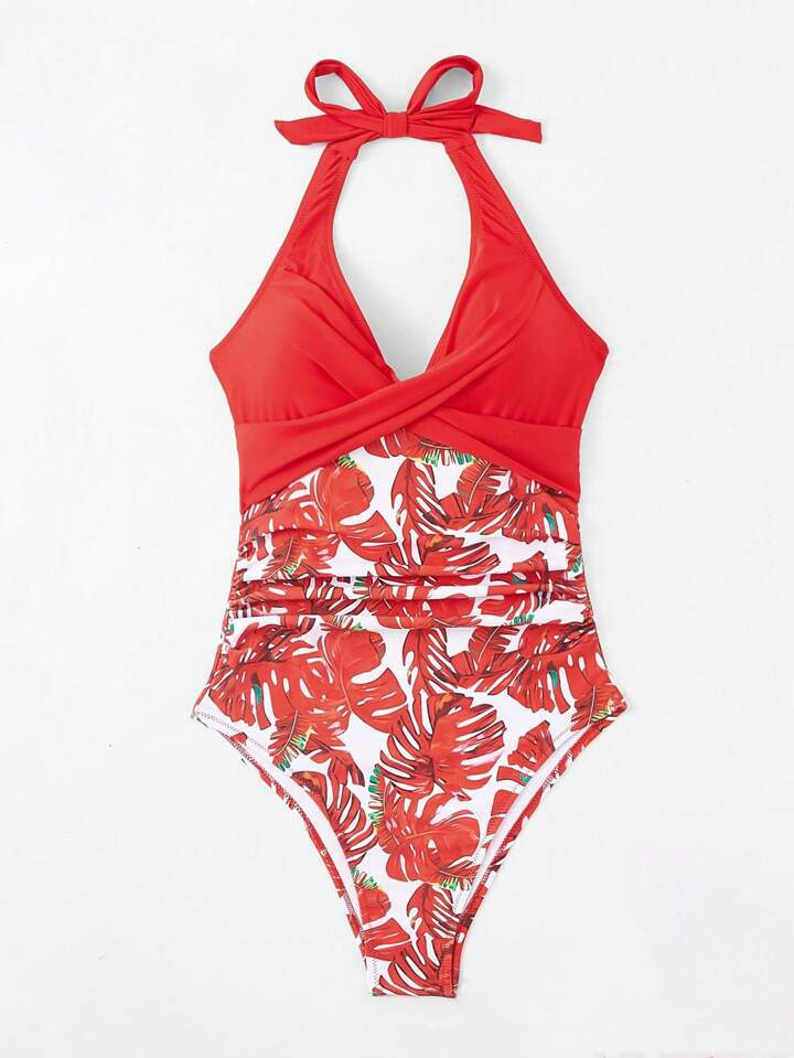 Varella | Costume Tropicale Scollo a V