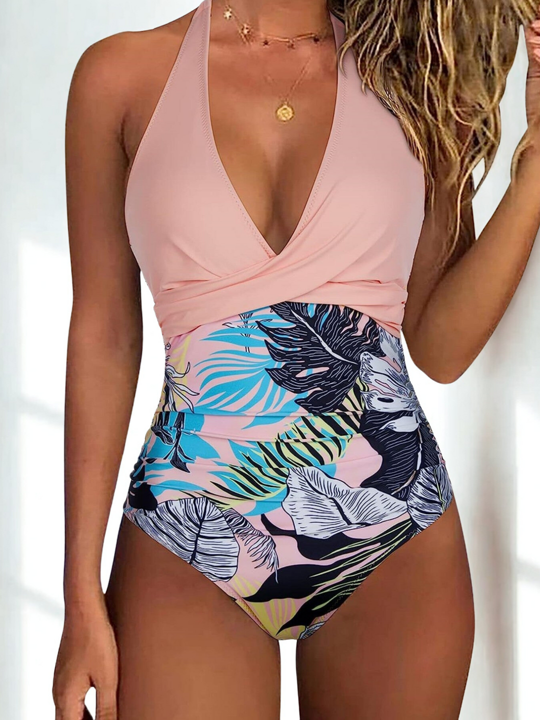 Varella | Costume Tropicale Scollo a V