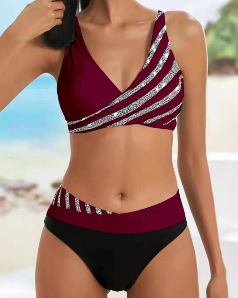 Mona | Bikini Stampato Caldo