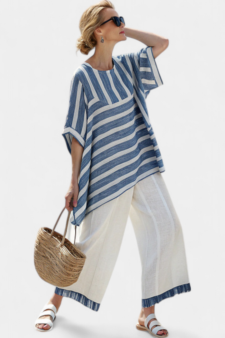 Mare Lino™ | Righe Blu