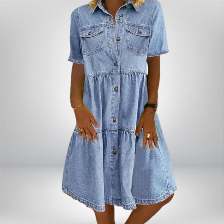 Sofia™ | Vestito in Denim da Sogno