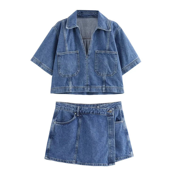Sofia™ | Elegante Completo in Denim
