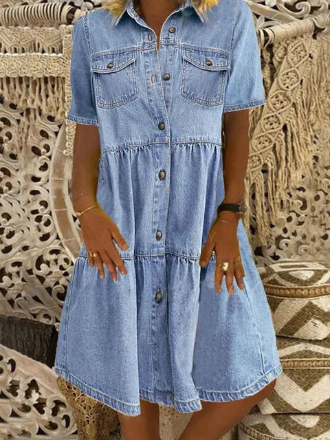 Sofia™ | Vestito in Denim da Sogno
