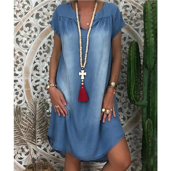 Sofia™ | Abito in Denim Senza Sforzo